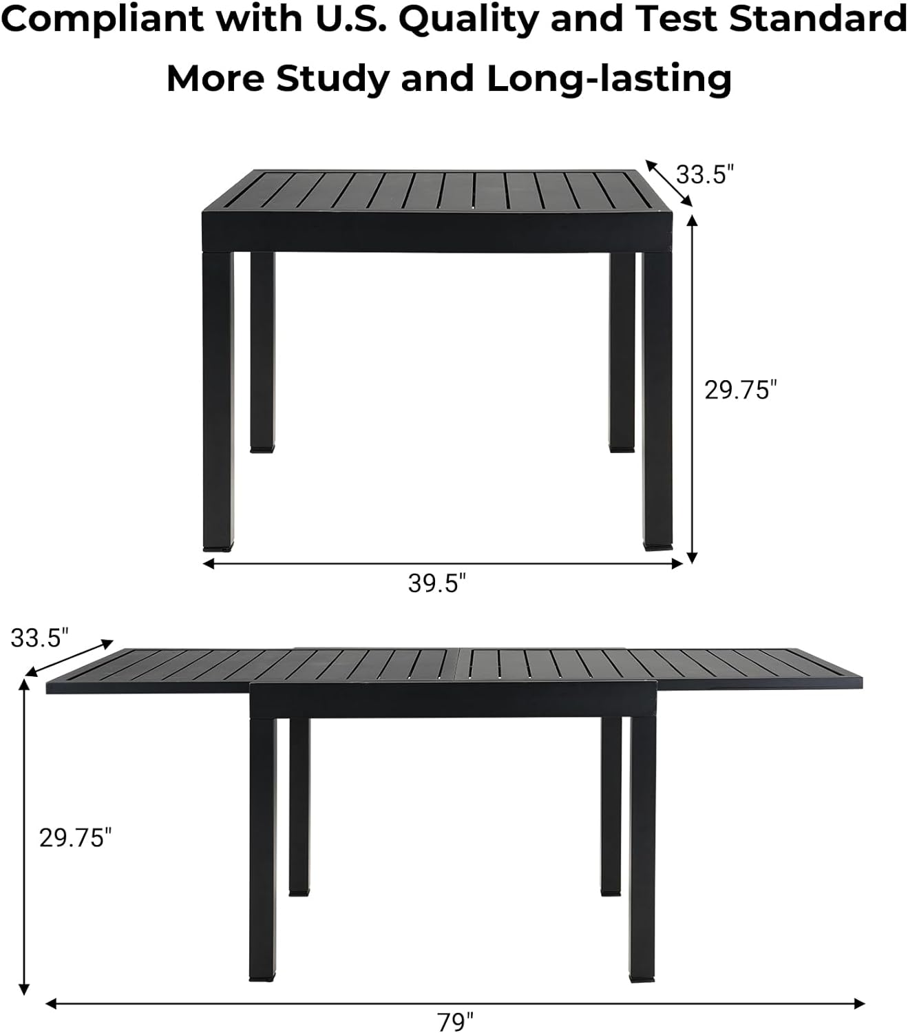 Dining Set Patio Dining Chairs, Stackable Indoor/Outdoor Dining Chairs W/Removable Cushions