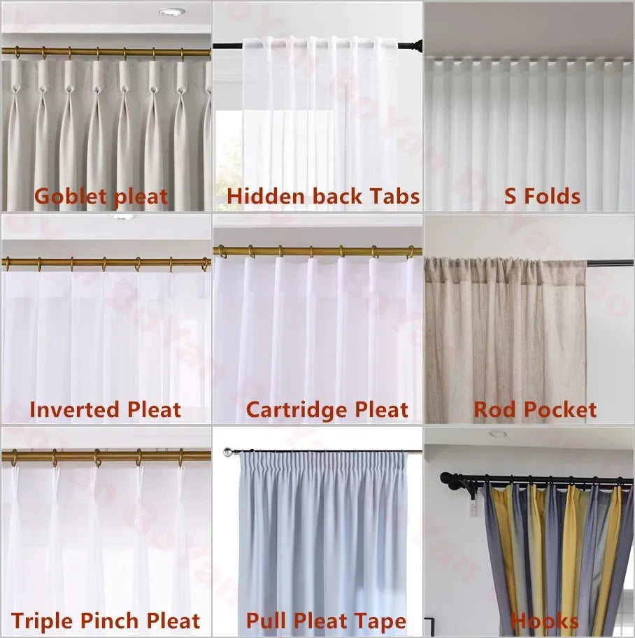 White Tulle Curtains