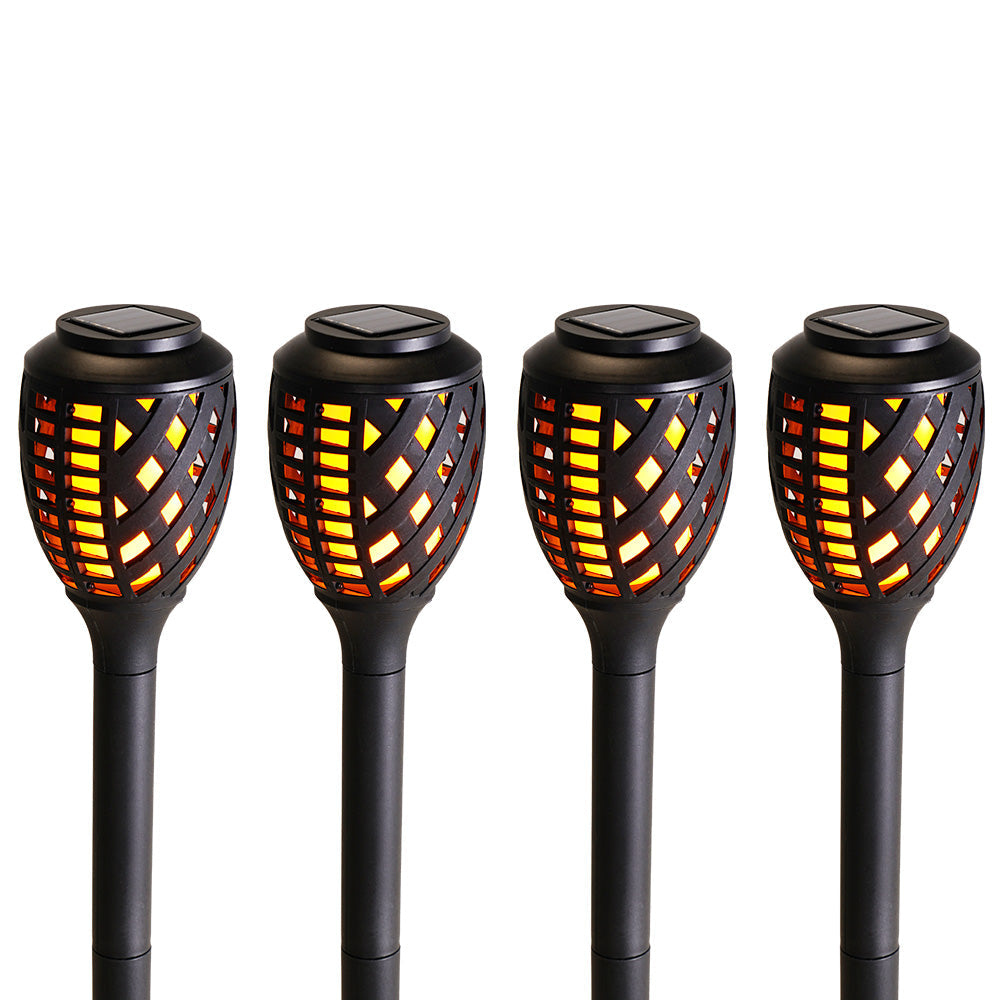 Outdoor Solar Lights, Water-Resistant Flickering Flames Torch Light, Landscape Decoration Lighting