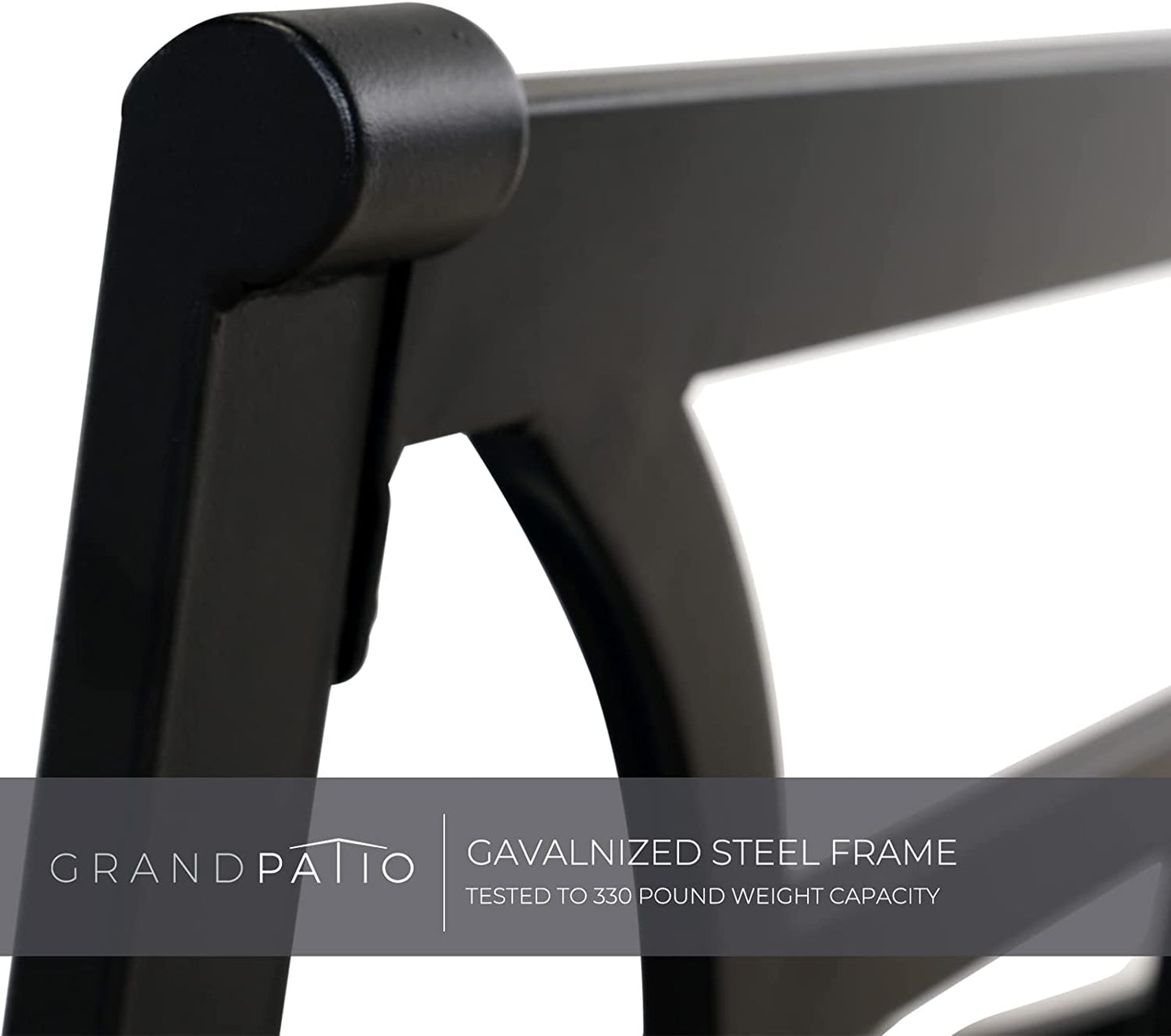 GRAND PATIO Outdoor Patio Seating Chair Metal Set of 2