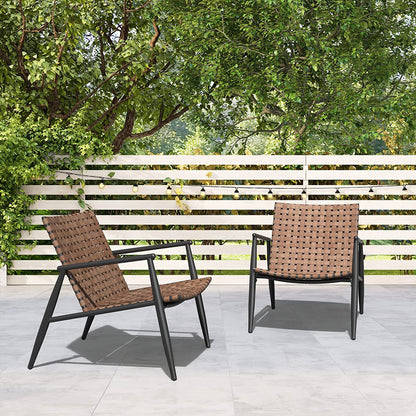 OUTDOOR AKSEL Woven Retro Lounge Chairs