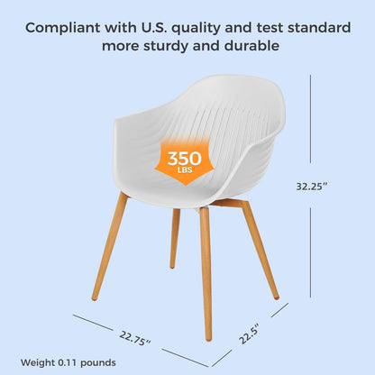 Outdoor Dining Set, Recycled Plastic Dining Chairs, Whale Modeling Design
