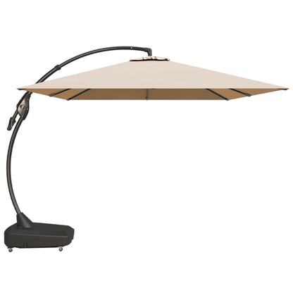 10x13 FT Rectangular Cantilever Patio Umbrella with Base, with Umbrella Cover
