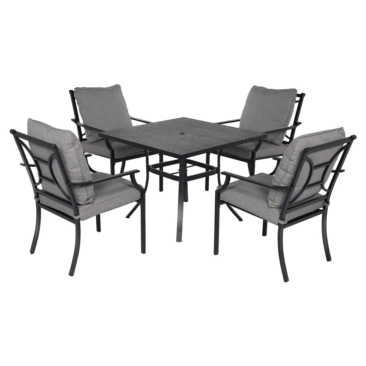 Outdoor Dining Set, Patio Dining Set Metal Patio Garden Set for Backyard,Patio