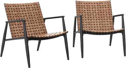 OUTDOOR AKSEL Woven Retro Lounge Chairs