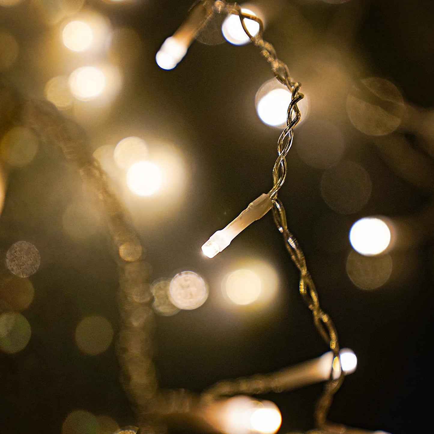 Solar String Lights Outdoor 29.5FT 360 LED , Waterproof 8 Modes with Dimmer and Timer Solar Patio Lights for Patio
