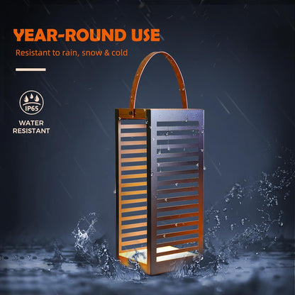 '' Solar Powered Outdoor Floor Lamp