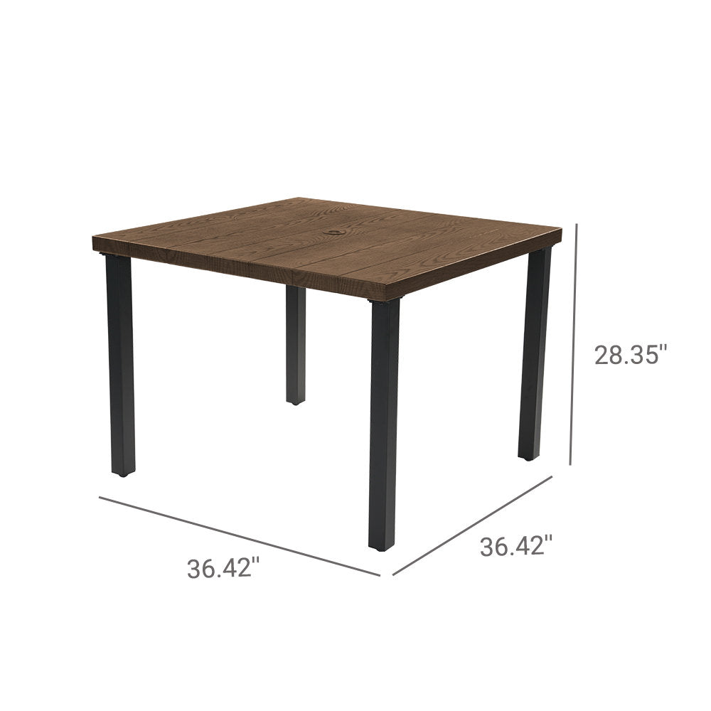 Dining Set Patio Dining Chairs, Stackable Indoor/Outdoor Dining Chairs W/Removable Cushions