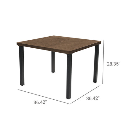 Dining Set Patio Dining Chairs, Stackable Indoor/Outdoor Dining Chairs W/Removable Cushions