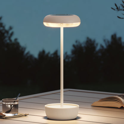 Outdoor Table Lamp Solar Table Lamp with USB-Type C