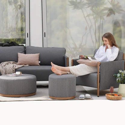 Baltzer Rope 4 - Person Seating Group with Cushions