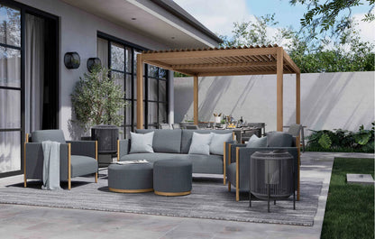 Baltzer Rope 4 - Person Seating Group with Cushions