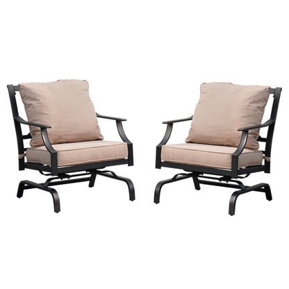 GRAND PATIO Outdoor Patio Seating Chair Metal Set of 2