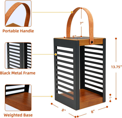 '' Solar Powered Outdoor Floor Lamp