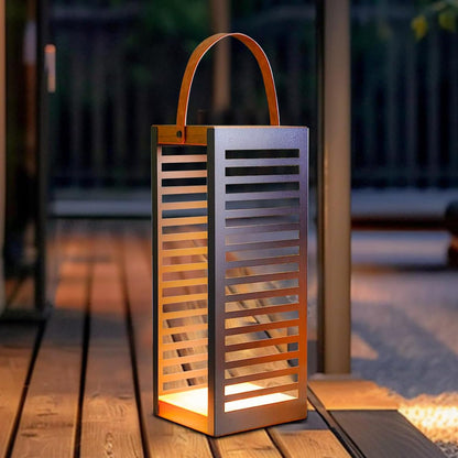 '' Solar Powered Outdoor Floor Lamp