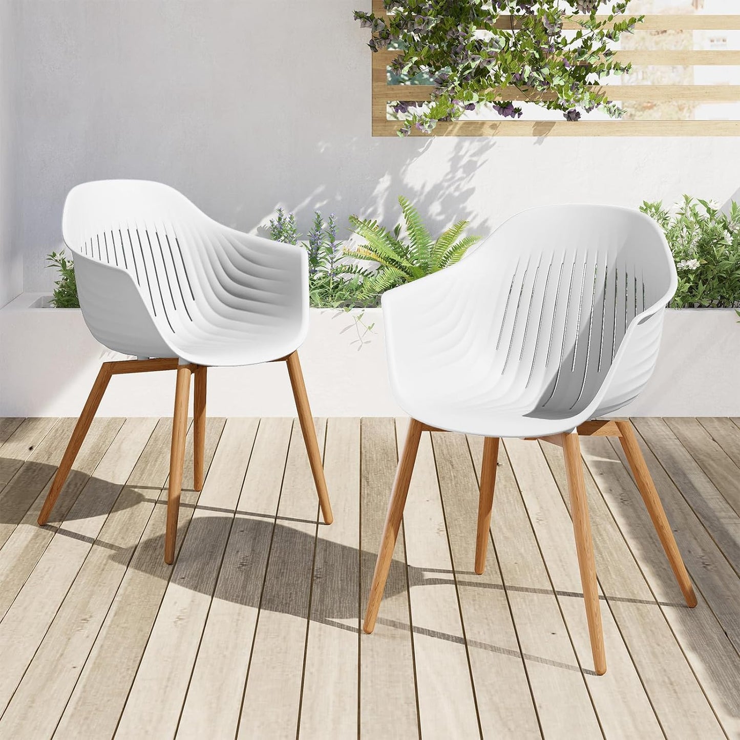 Blue Whale Outdoor Dining Chair Set