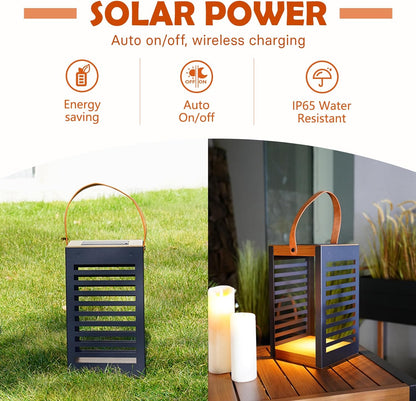 '' Solar Powered Outdoor Floor Lamp