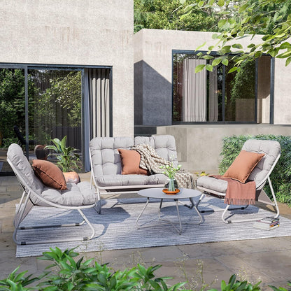 4-Piece Conversation Set  with Removable Cushion
