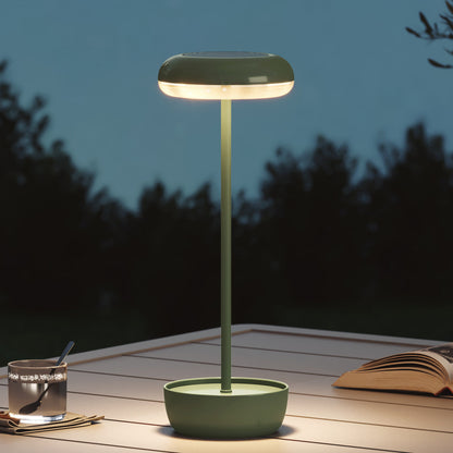 Outdoor Table Lamp Solar Table Lamp with USB-Type C