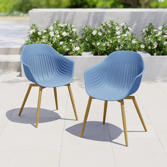 Blue Whale Outdoor Dining Chair Set