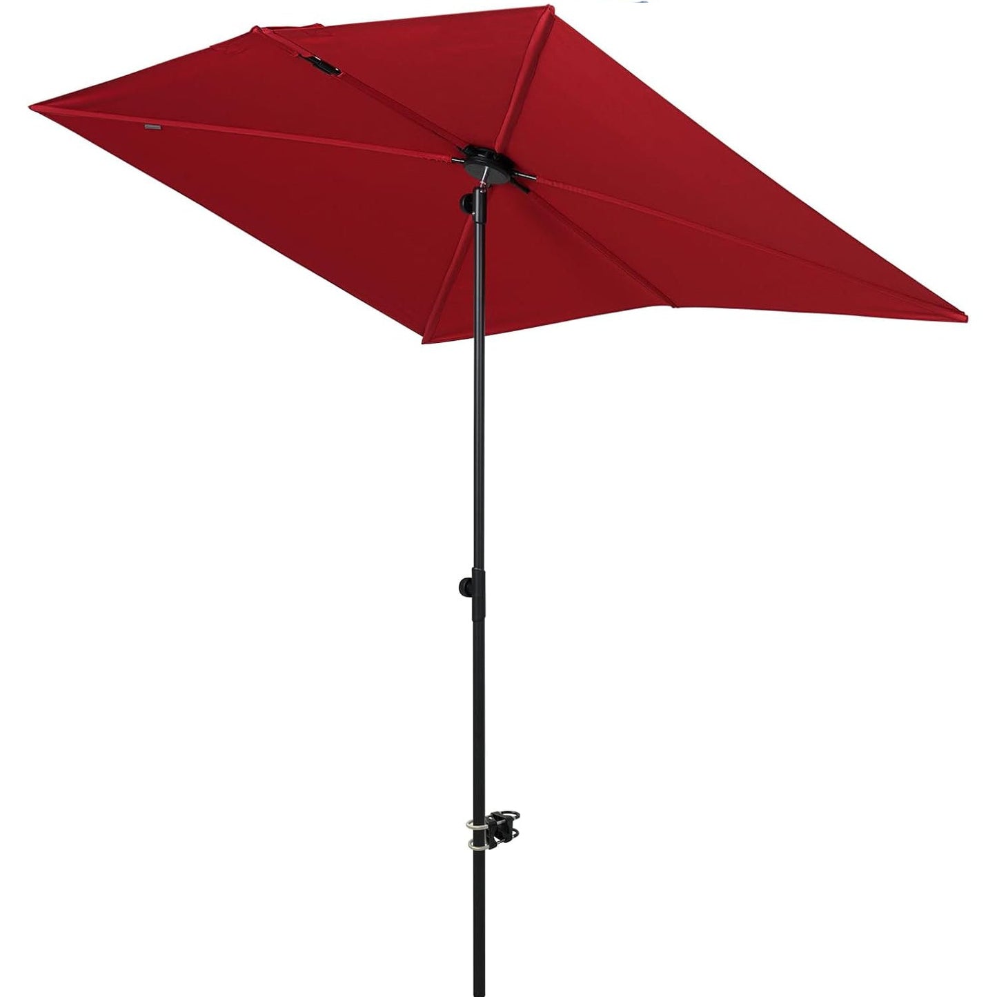 JENA 6x4 FT Rectangular Flat Patio Market Umbrella