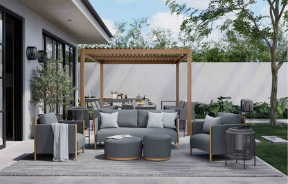 Baltzer Rope 4 - Person Seating Group with Cushions