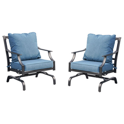 GRAND PATIO Outdoor Patio Seating Chair Metal Set of 2