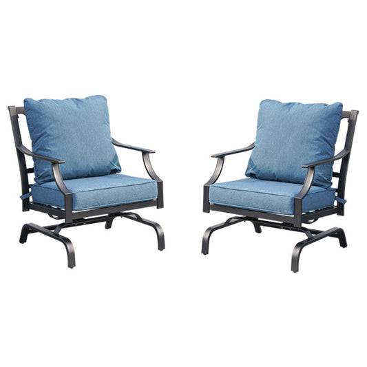GRAND PATIO Outdoor Patio Seating Chair Metal Set of 2