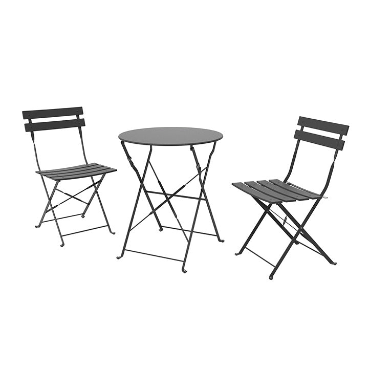 GRAND PATIO Outdoor Premium Steel 3-Piece Foldable Patio Sets