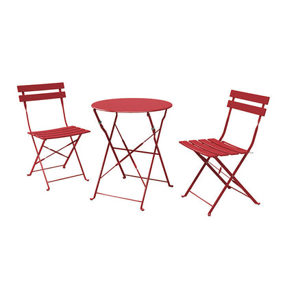 GRAND PATIO Outdoor Premium Steel 3-Piece Foldable Patio Sets