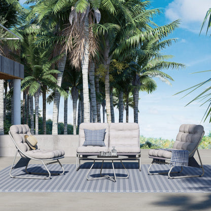 4-Piece Conversation Set  with Removable Cushion