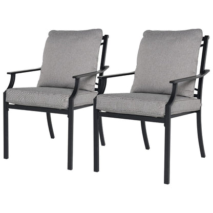 Outdoor Dining Set, Patio Dining Set Metal Patio Garden Set for Backyard,Patio