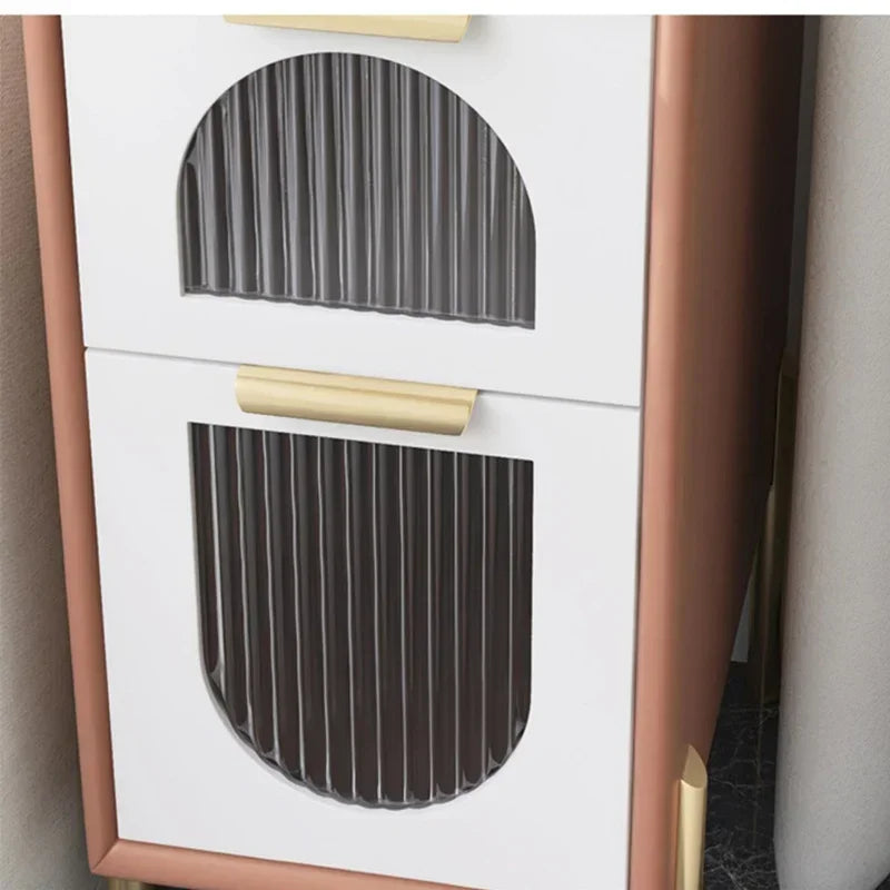 Modern Style Ultra-Narrow Bedside Table