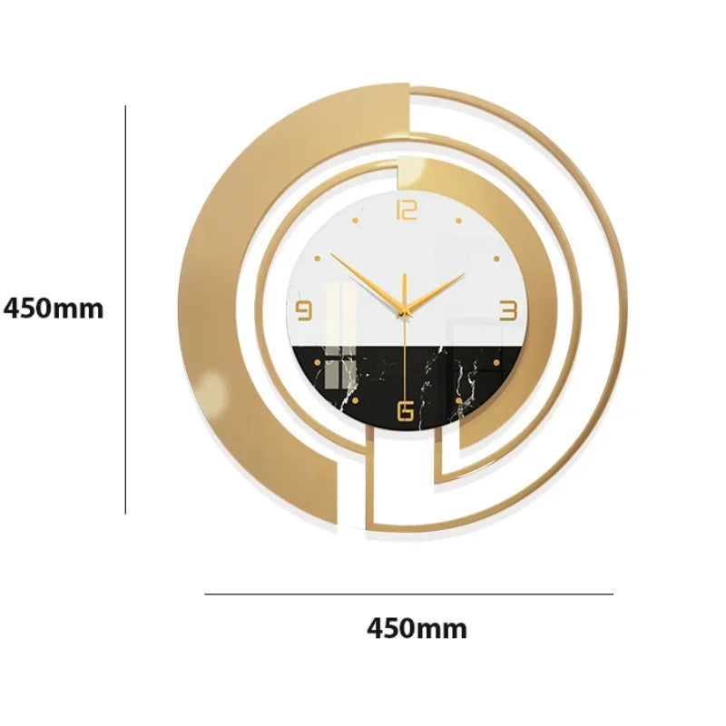 Living Room Light Luxury Wall Clock