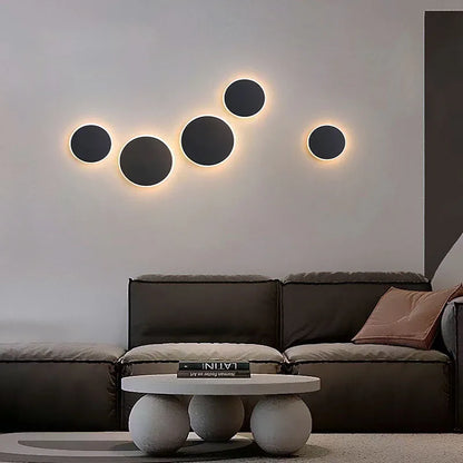 Modern minimalist touch sensing wall lamp