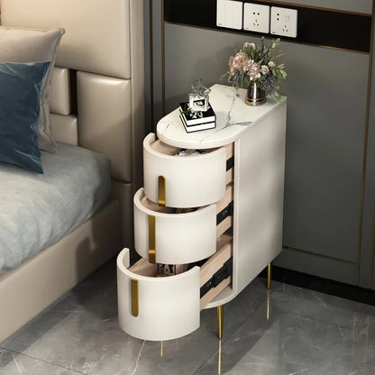Wood Drawer Storage Table