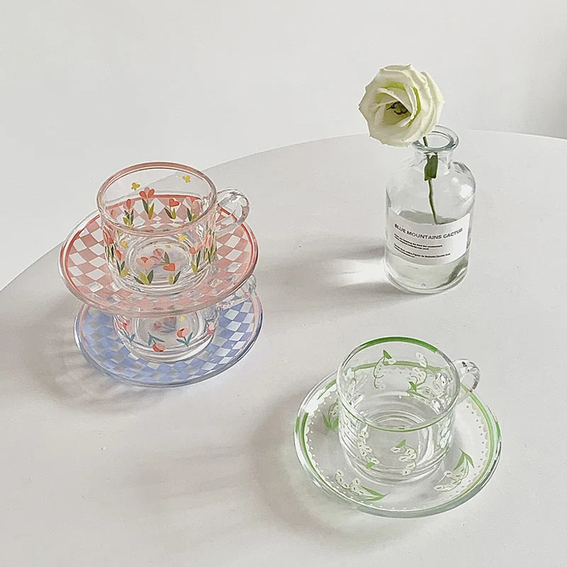 Creative Coffee Cup Saucer Set