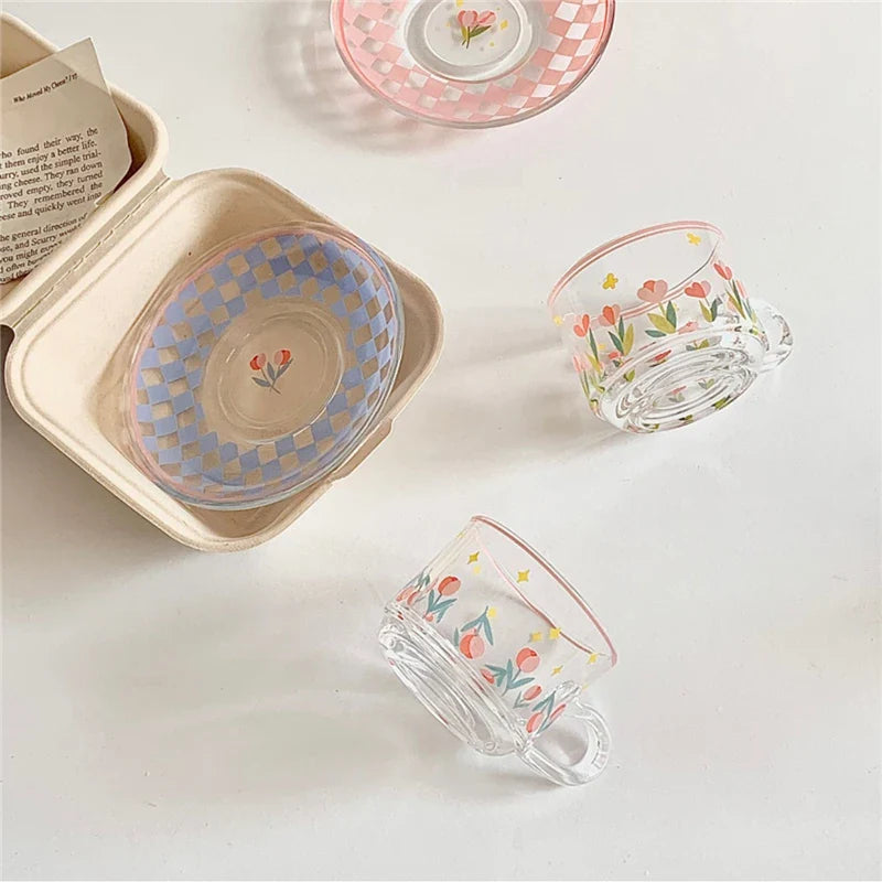 Creative Coffee Cup Saucer Set