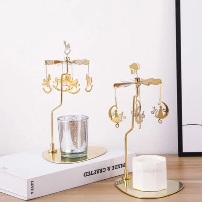 Rotating Romantic Candle Holder