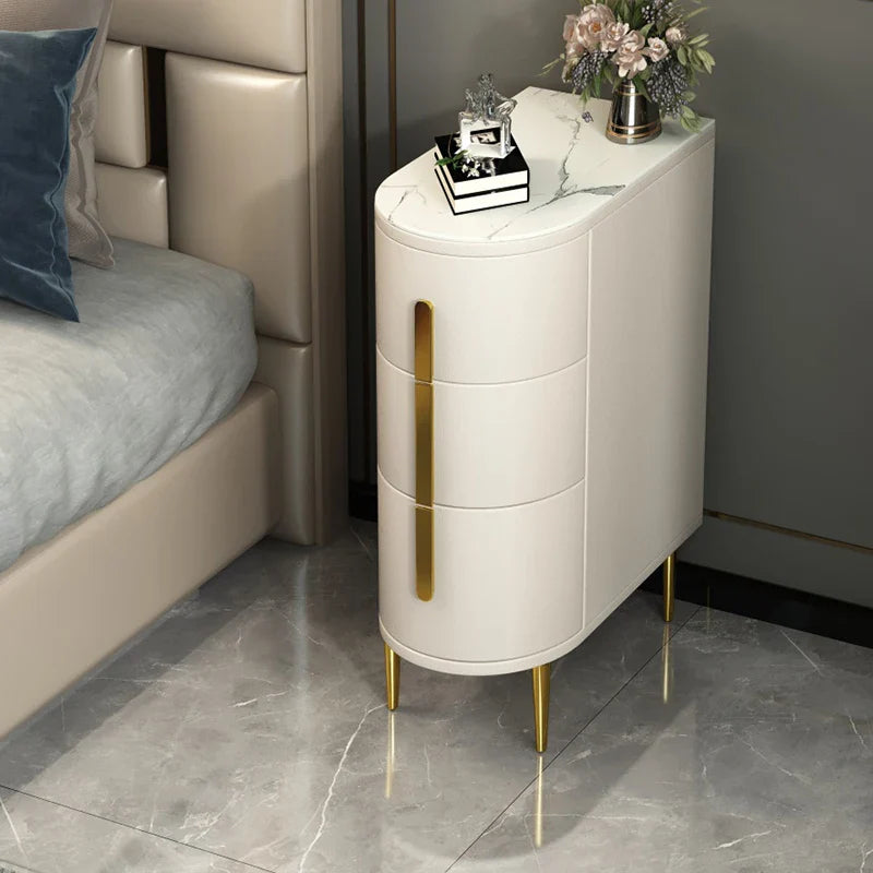 Wood Drawer Storage Table