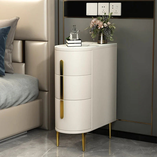 Wood Drawer Storage Table