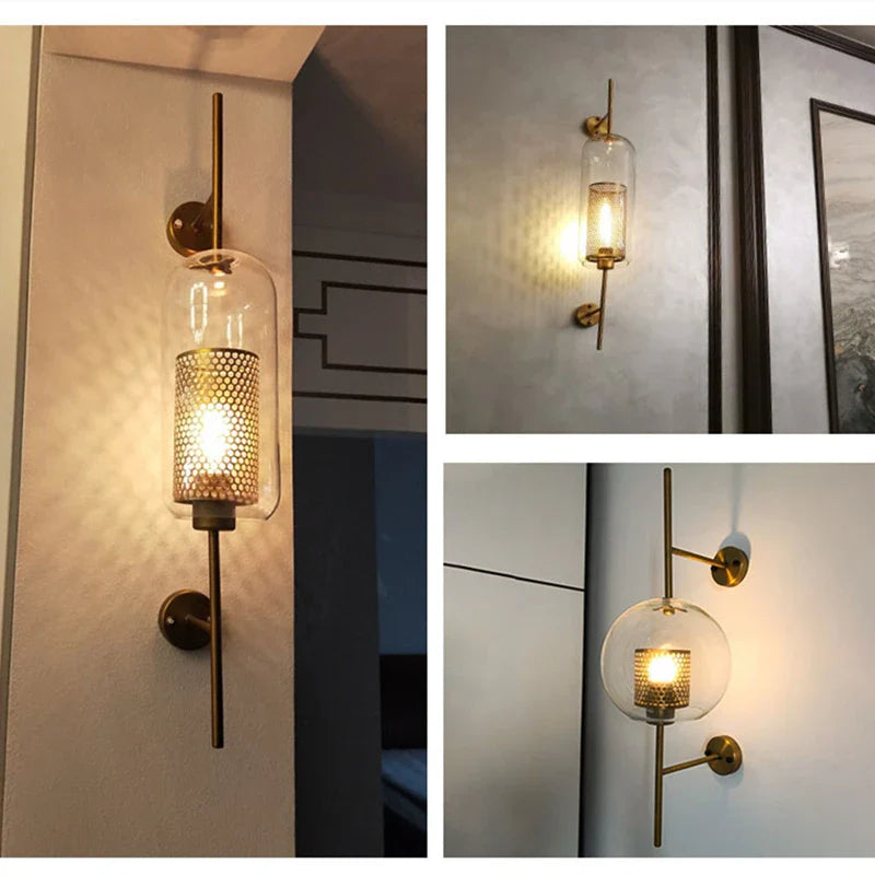 Modern Glass Wall Lamp