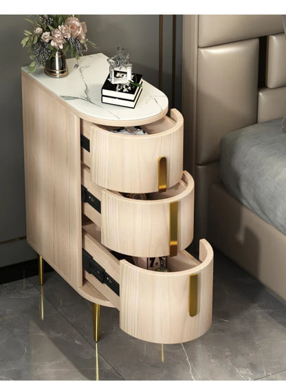 Wood Drawer Storage Table