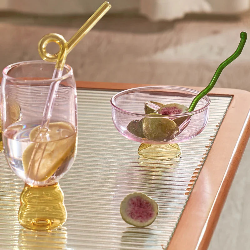 Heat resistant glass bowl