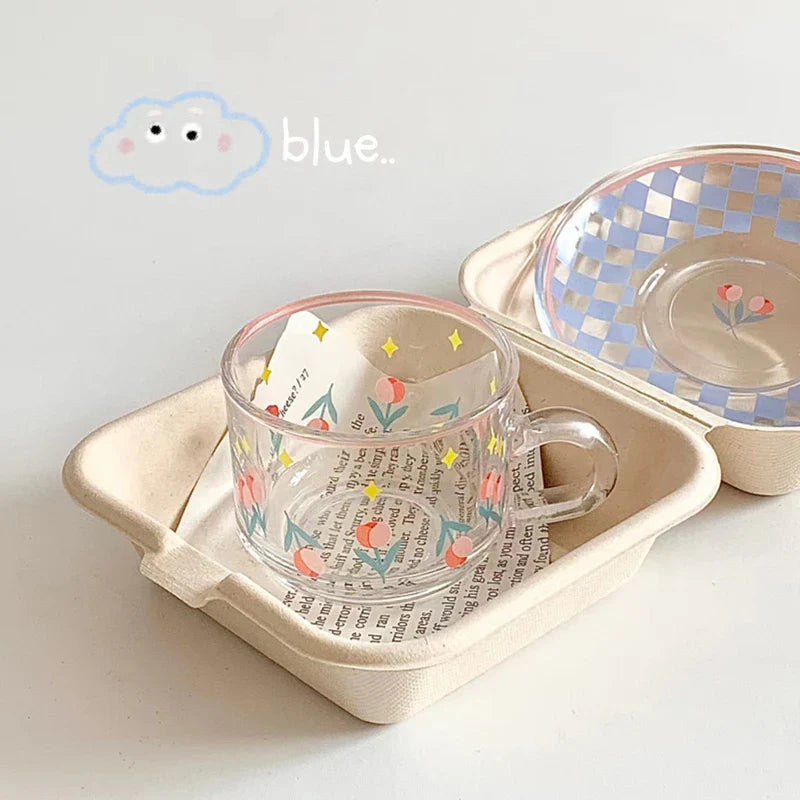 Creative Coffee Cup Saucer Set