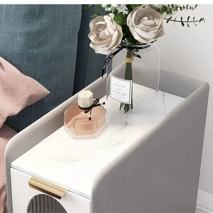 Modern Style Ultra-Narrow Bedside Table