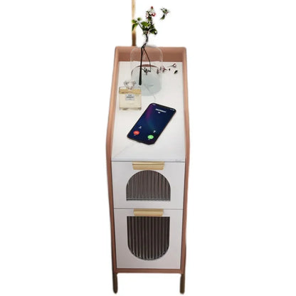 Modern Style Ultra-Narrow Bedside Table