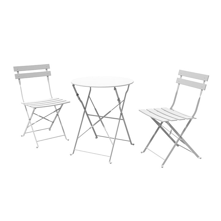 GRAND PATIO Outdoor Premium Steel 3-Piece Foldable Patio Sets