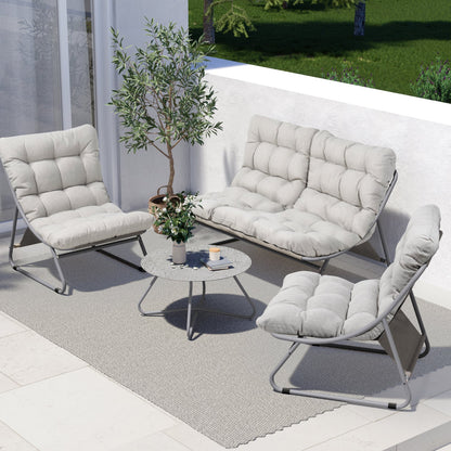 4-Piece Conversation Set  with Removable Cushion