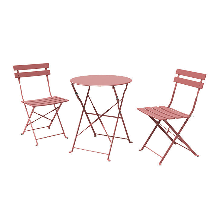 GRAND PATIO Outdoor Premium Steel 3-Piece Foldable Patio Sets